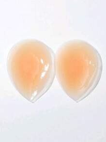 2 pezzi Cuscinetti in silicone riutilizzabili e invisibili per il seno da donna, utilizzati per migliorare fisicamente i glutei su entrambi i lati e modellare il corpo, supportare le anche e i glutei con patch che mostrano l'ingrandimento, adatti a signore di vari tipi di corporatura