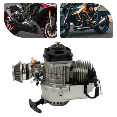 Moteur 2 temps 49 cc pour Pocket ATV, Pit, Mini Dirt Bike, démarrage par traction, Minimoto