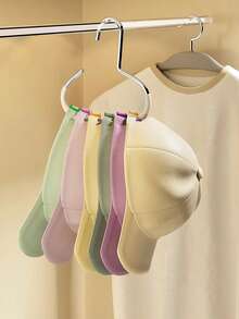 Hat Storage Hook 2pcs/4pcs Stainless Steel And PVC Material Can Store Baseball Caps, Suspenders, Bag - Multicolor - View 5