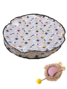 猫狩猎玩具套装，带照明的电动猫球玩具，追逐和狩猎宠物玩具，USB 可充电，小猫和宠物用品