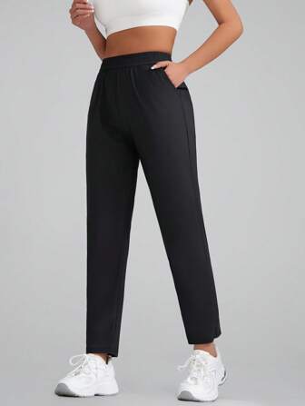 New Sports Casual Pants With Pockets, Women Wear