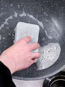 5/10/15/20 Peças Conjunto de Esponjas de Limpeza Pesadas e de Dupla Face - Efetivas para Limpeza Doméstica Pesada, Suaves em Pratos e Perfeitas para Serviços de Limpeza Comercial - Reutilizáveis, Absorventes e Fáceis de Limpar! - Multicolorido - Visão 4