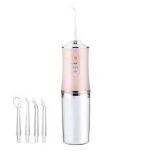 Portable Ultrasonic Dental Scaler (For Removing Plaque), Water Flosser (For Cleaning The Mouth), Comfortable Cleaning, Gentle On Gums, Protects Every Tooth. Electric Water Flosser. - Hồng - Xem 1