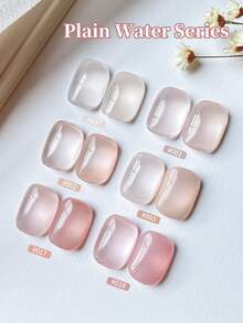 XEIJAYI 6pcs 15ml Jelly Ice Gel Nail Polish Set, Long-Lasting Popular Color Gel Varnish Kit, Soak Off UV/LED Gel Polish, For Home Salon Nail Art Summer DIY - Nhiều màu - Xem 6