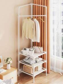 1pc 2-3 Tier Corner Coat Rack, Multifunctional Assemble Hanger Rack, Bedroom Corner Clothes Hanging Stand - Multicolor - View 16