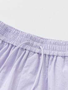 Balabala Girls' Cooling Shorts, Lightweight & Breathable Summer Bottoms - Pink Purple - View 6