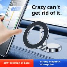 Soporte de coche Magsafe, Soporte de teléfono resistente, compatible con 16 15 14 13 Pro Max Mini, Aleación de titanio flexible y memoria aplicable a todo tipo de salpicaderos - Multicolor - Ver 1