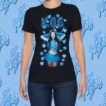 Playera Unisex con Estampado de KeniaOS Blue Soy la OG Diseño Urbano y Comodo | Streetwear, Festivales y Uso Diario | Algodón Peinado y Corte Holgado  | Ideal para Outfits Casuales, Fiestas o Regalos | Hombre y mujer - Negro - Ver 4