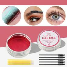 10g Eyelash Lift Glue Set, Includes Solid Eyelash Lift Glue And Eyelash Lift Rod With Brush, Suitable For Eyelash Lifting And Eyebrow Shaping (Glue Not Included), Integrated Eyelash Curler Pad Tool, Accelerates Eyelash Curling Speed (3-Piece Set) Eyelash Glue, Eyelash Glue - Hot Pink - View 2