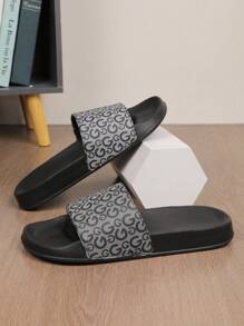 HISQIM Men's Casual Slippers, Simple And Fashionable Men's Sandals, Home Slippers, Beach Sandals, Indoor Slippers, Bathroom Sandals, Comfortable, Thick Sole, Easy To Clean