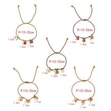 1PC Simple And Fashionable Ocean Style Copper Shell Resin Sea Fish Star Shell Freshwater Pearl Thin Hand Rope Female Beach Vacation Seaside Travel Party Summer Daily Dating Wear, Summer Versatile Models Hand Rope Jewelry Gift For Sisters Mother Girlfriends