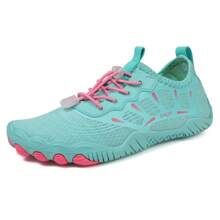 1 Pair Women Outdoor Beach/Water Park Shoes, Soft Bottom Shoes,Anti-Slip, Barefoot, Suitable For Swimming, Fitness, Yoga, Skipping