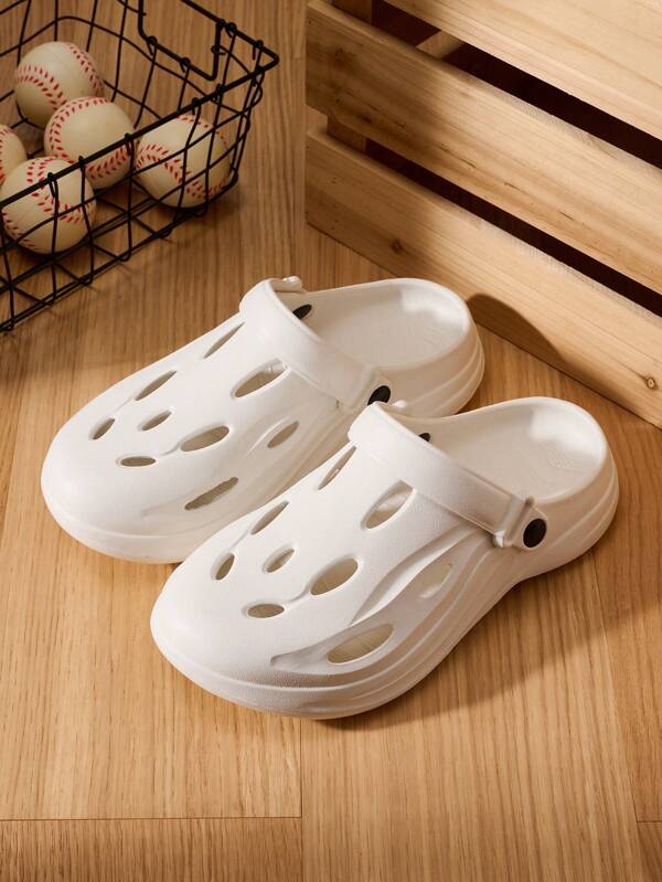 1pair Men's Comfortable Fashion Casual Lightweight Beach Sandals, Suitable For Summer