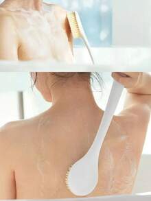1 cái chổi chà lưng mềm cán dài dùng trong nhà tắm, chổi tắm unisex, phụ kiện phòng tắm. - Nhiều màu - Xem 6