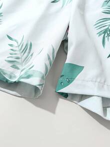 Men's Hawaiian Outfits,Casual Tropical Floral Print Button Up Short Sleeve Shirts And Drawstring Shorts Sets,Men Two Pieces Versatile,Suitable For Vacation Wear, Summer Going Out,Perfect To Attend Parties, Weddings, Honeymoon Scenes. Can Be Given As A Gift To Sons, Husbands, Boyfriends, Fathers - Multicolor - View 9