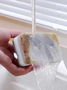 5/10/15/20 Peças Conjunto de Esponjas de Limpeza Pesadas e de Dupla Face - Efetivas para Limpeza Doméstica Pesada, Suaves em Pratos e Perfeitas para Serviços de Limpeza Comercial - Reutilizáveis, Absorventes e Fáceis de Limpar! - Multicolorido - Visão 5