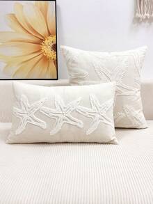 Base beige con bordado blanco 1