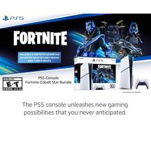 Sony - PlayStation 5 Slim Console Disc Edition -  Cobalt Star Bundle - White - 白色 - 查看 6