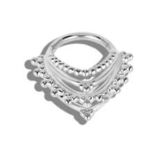 1 pieza Anillo de septum vintage y fresco de acero inoxidable 316L, joya de piercing para aro de nariz, arete de oreja y cartílago