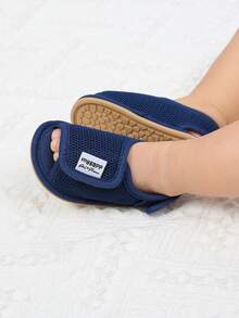 婴儿男女童凉鞋新生儿防滑软橡胶鞋底凉鞋男童露趾户外休闲夏季初学步鞋