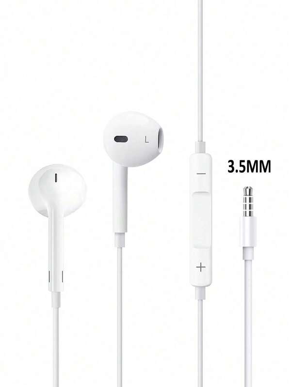 Écouteurs filaires populaires avec microphone, écouteurs intra-auriculaires 3,5 mm