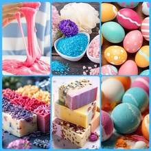 26 Colors 6ML Bath Ball Soap Dye - Soap Colorant, Candle Colorant, Bright Neon Soap Colorant, Suitable For Candle Making DIY, Bath Ball Supplies Set, Bath Salt Making