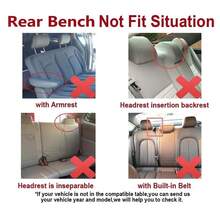 5pcs Car Seat Covers, Leather PVC Material, Quilted Design Suitable For Midsize And Small Vehicles, Four Seasons Universal, Diamond Pattern - one-size - View 10