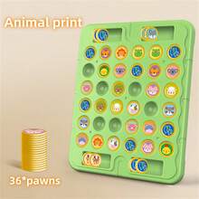 ¡Nueva alerta de juego de mesa! Ajedrez con patrón de frutas/animales que se da vuelta, un éxito en reuniones festivas, para retos de memoria, e ideal como regalo de Halloween y Navidad - Reversión - Ver 12