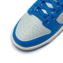 Jordan NIKE DUNK LOW RETRO 透气舒适运动休闲运动鞋 HF5441-002，男款 - 銀/淺清透藍/帆白 - 查看 8