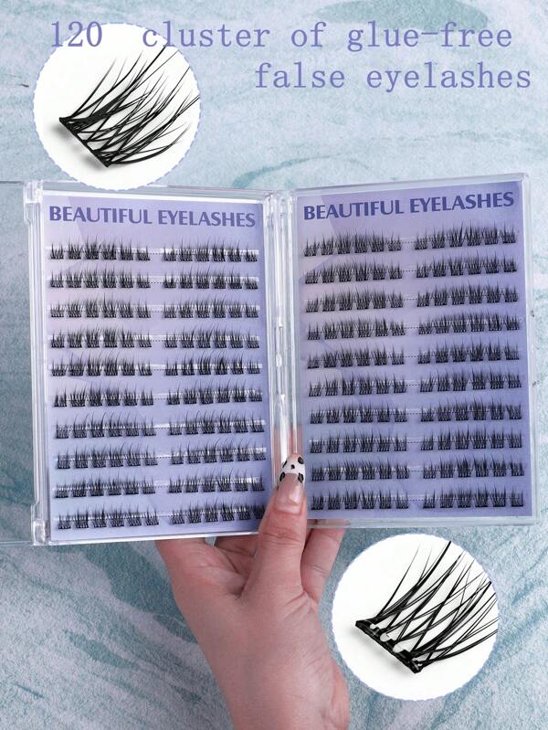 60 قطعة/120 قطعة من إطالة الرموش بشكل حرف C، إطالة رموش كرتونية، رموش مستعارة طبيعية وطويلة بدون غراء/لاصق، بطراز آسيوي، قصيرة للارتداء لمدة 3 ثوان، قابلة لإعادة الاستخدام، لطيفة وغير مهيجة، عناقيد رموش خفيفة، أداة إطالة الرموش، مناسبة للنساء ذوات المكياج الخفيف، المواعيد، السفر، الاستخدام المنزلي