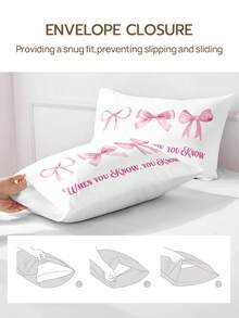 1个100%涤纶数码印花枕套（不含枕芯） - 白色 - 查看 5