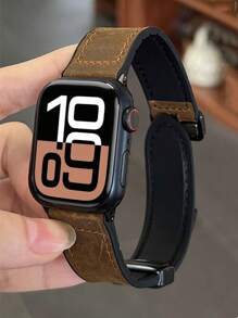 1 bracelet magnétique  et silicone compatible avec la , convient pour les modèles 38/40/41/42/44/45/49 mm, compatible avec Ultra/Ultra 2/SE/S2/9/8/7/6/5/4/3/2/1