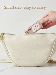 1 Pc Automatic Pop-Up Toothpick Dispenser, Premium Portable Mini Floss Pick Holder, Rectangle Toothpick Storage Box For Home Office Desk - Multicolor - View 8