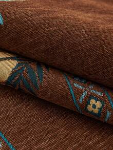 1PC Tropical Print Sofa Cushion Modern High Sense Style Living Room Home Decoration Sofa Cover For Single 2 Persons 3 Persons 4 Persons Sitting Sofa Chenille Fabric Jacquard Knitting Process Pet Anti-Dirty Sofa Cover Cushion - Coffee Brown - View 13