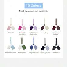 Bộ 2 chiếc/Bộ Ví cầm tay bằng nylon chống thấm nước nhẹ đa chức năng thời trang thể thao, túi đựng tiền xu, thẻ, móc chìa khóa, ví nữ, ví mini, ví đeo tay, ví đựng tiền xu - Nhiều màu - Xem 9