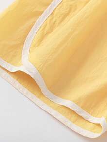 Balabala 男嬰和女童短袖防紫外線套裝，套裝 - 陽橙 - 查看 8