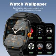 LOMAXFR Smart Watch,Wireless Calling /Dial, Various APP Reminders,Suitable For Men And Women,Sports Watches,Information Reminder,For IOS/Andriod