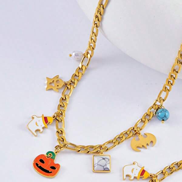 Drei Stück Schmuck Halloween Serie Design