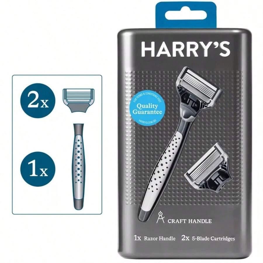 Harry's Craft Edition Razor Handle With 2 Blade Cartridges - 1 - Xem 1