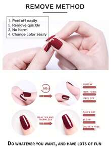 儿童水性可剥指甲油套装，快干指甲油，适合女孩、青少年的水性可剥指甲油，1 套 4 件 * 5ML 和 1 件 * 10ML 可剥指甲油，The Cap Redom 颜色，红色、粉色、橙色、黄色、绿色指甲油，美甲沙龙，美甲用品，儿童礼物，女孩，指甲油