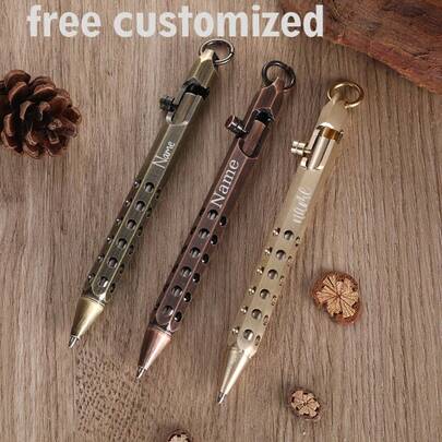 Personalized Fountain Pen Gift (Men's Style) | Retractable Fountain Pen, Wedding Gift, Anniversary Gift, Customized Pen, Valentine's Day Gift (For Dad, Students, Teachers)