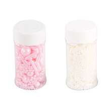 75g/2.6oz Faux Golden Sugar Beads, Baking Cake Decorations, Assorted Shapes & Sizes, Suitable For Cakes, Candies, Cupcakes, Ice Creams, Cookies, Suitable For Festive Celebrations, Birthday Party Cakes,Christma,Back To School