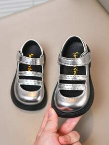 1 Pair New Fashion Comfortable Soft Bottom Princess Shoes - Silver - View 5
