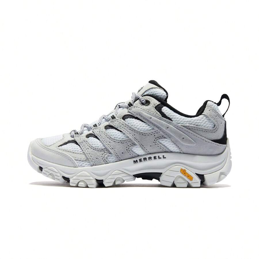 MERRELL MOAB 3 戶外登山鞋,旅行、抓地力、防滑、緩衝、低筒女款(隨機發貨新舊款) - 黑與白 - 查看 1