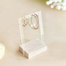 Giá đỡ bông tai bằng acrylic, giá trưng bày trang sức bông tai để bàn, hộp đựng trang sức bông tai dùng trong nhà hoặc cửa hàng, hộp đựng đồ trưng bày, hộp đựng đồ du lịch, đồ dùng học tập, trang trí phòng. - Nhiều màu - Xem 7