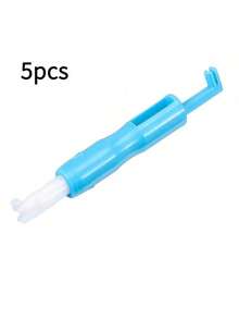 1pc Sewing Tool For Elderly, Automatic Needle Threader, Household Sewing Machine Accessories, Plastic Quick Sewing Needle Threader - Blue - View 13