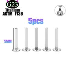 "5-Piece Punk Nose Ring Set – 14K Gold Plated Unisex Nose Piercing Jewelry For Women & Men" 20G 18G 16G Earrings, Lip Rings, And Body Piercing Jewelry Accessories