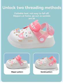 [Esencial de verano] Zapatos con agujeros transpirables para niños y niñas, chanclas para baño y ducha con suelas suaves antideslizantes, diseño de dibujos animados para niños pequeños, sandalias de playa/piscina, [Nuevo lanzamiento 2025], Zuecos de malla perforados de secado rápido para deportes al aire libre, viajes, vacaciones e infantiles/bebés