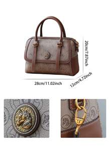 Borsa a mano con design di cuscino oversize, modello minimalista alla moda con unicorno, borsa a tracolla e shopper versatile, borsa a spalla e borsa a tracolla vintage in PVC trapuntato di alta qualità per donne, nuovo arrivo 2025