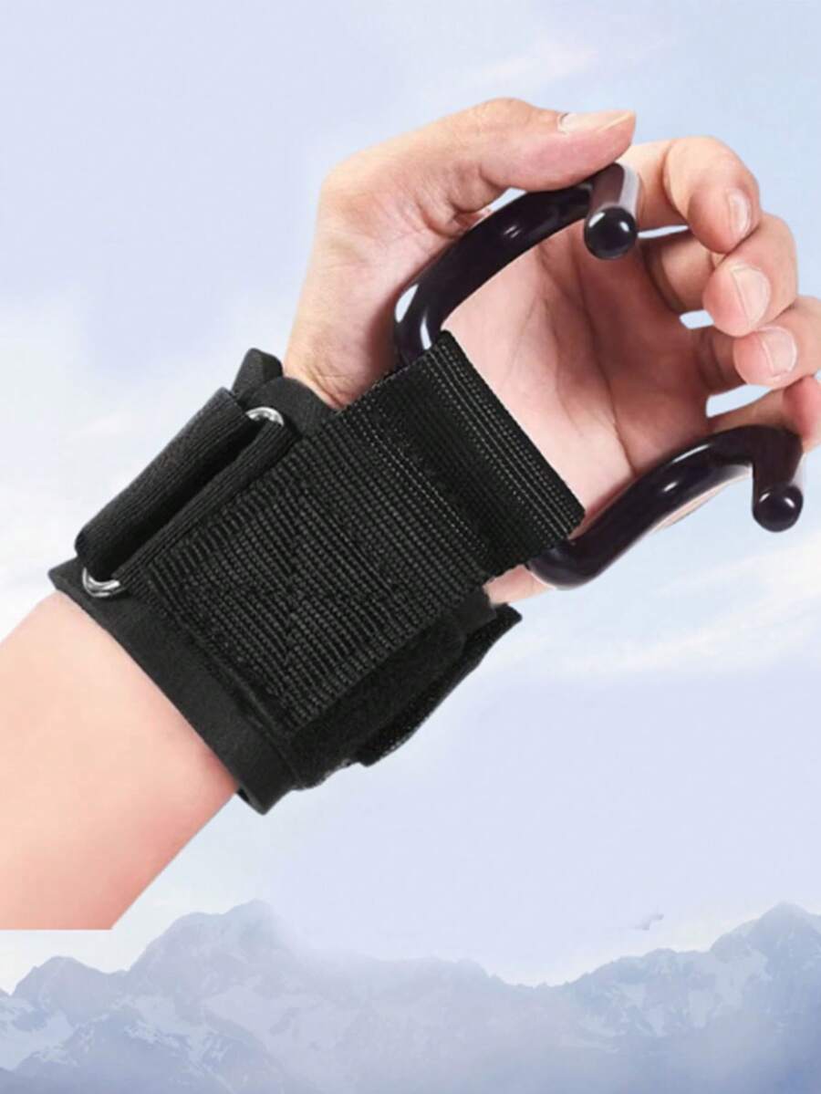A Hanging Horizontal Bar Anti-Fitness Glove Wrist Assisted Grip Hook With Hard Pull Protection Pull-Up Assist Hook Gym Accessories